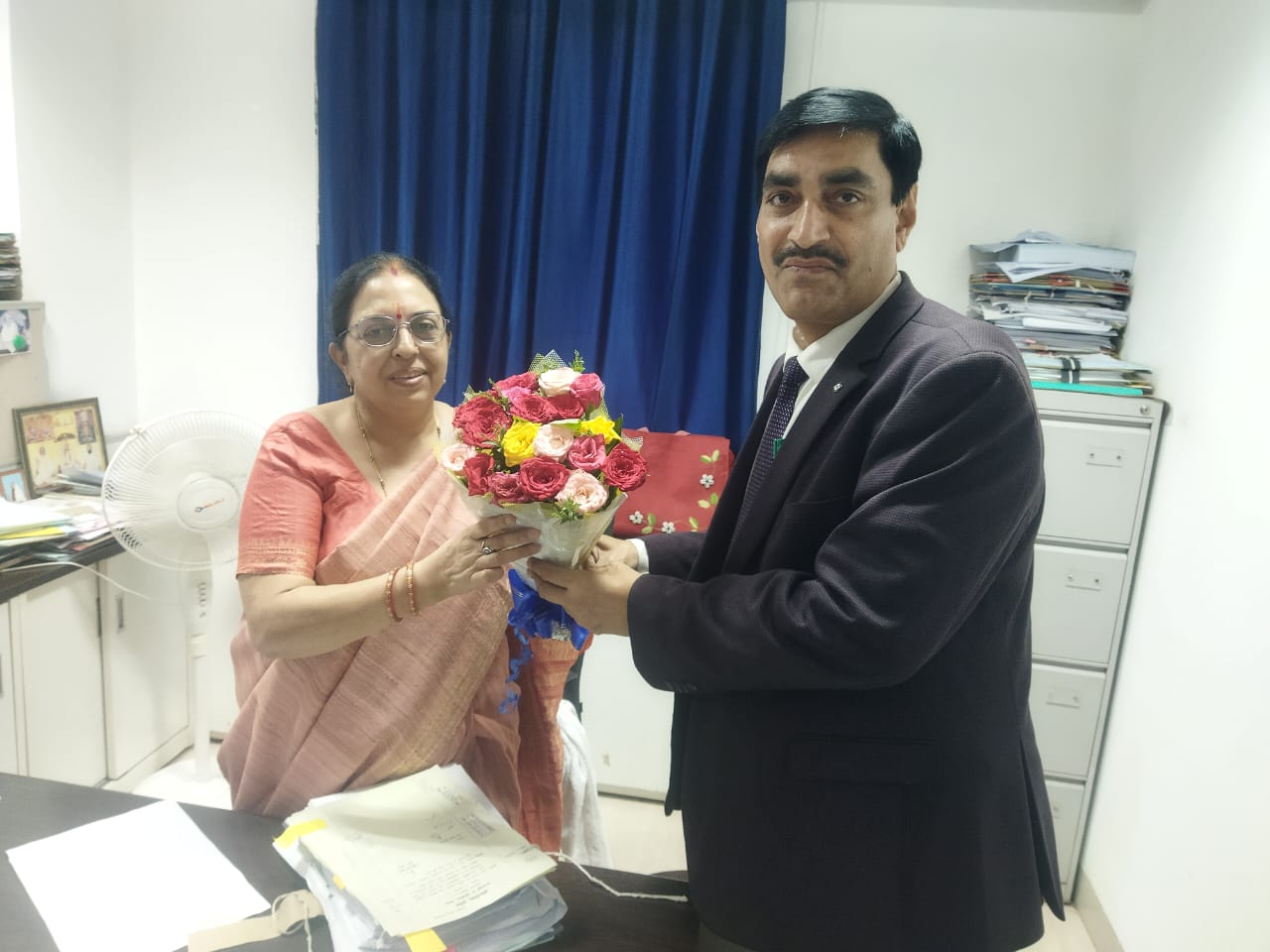 Hon’ble Vice Chancellor, Prof. (Dr.) S. D. Pandey, Meets Dr. Raj Laxmi Sailot, OSD – Higher Education Department, Govt. of Chhattisgarh!!
